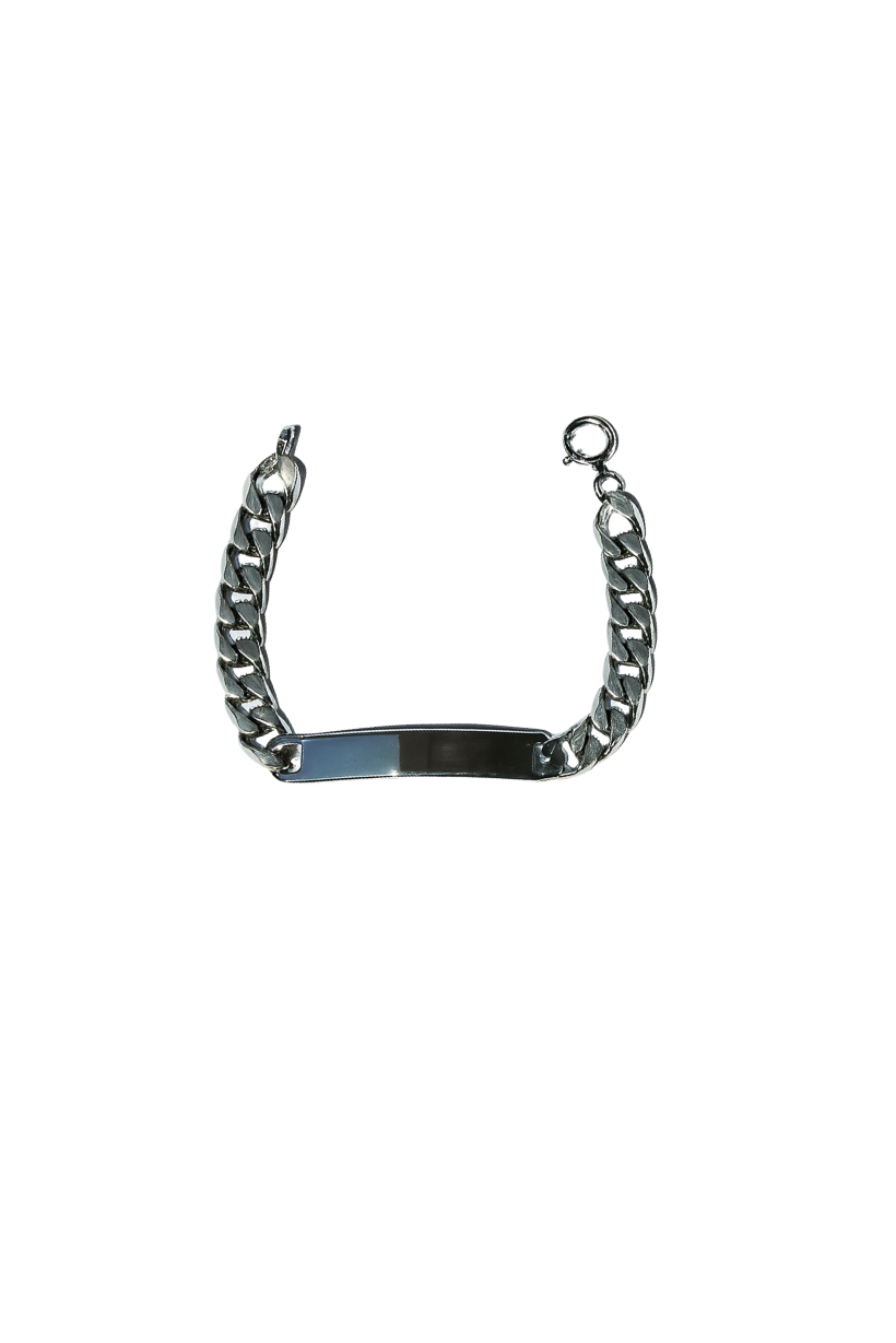 Pulsera Cubana en Plata 950 con Platina Personalizable – 20 cm - Image 5