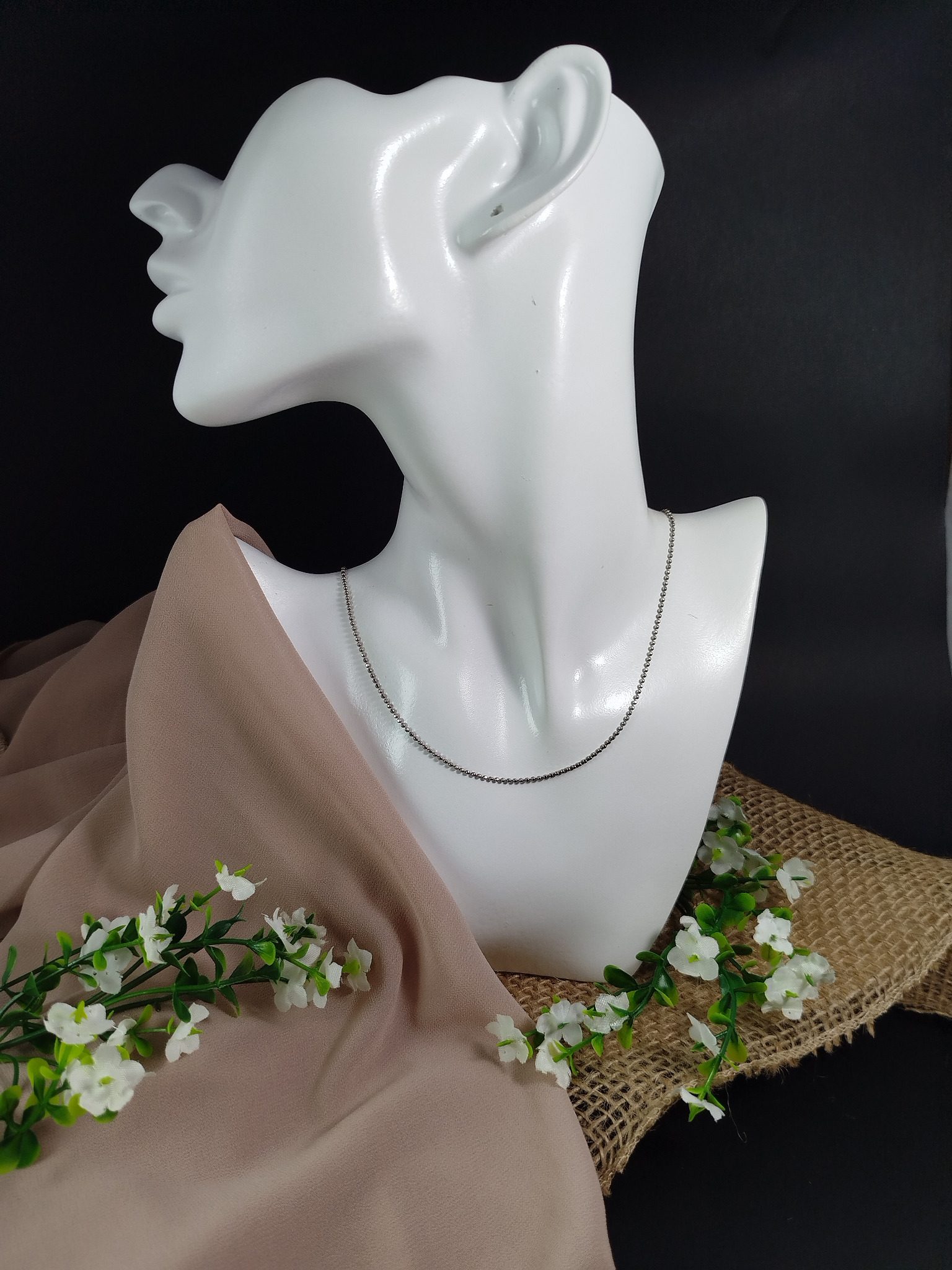 Cadena en Platino 850 con Eslabones Circulares – 5.54 g / 50 cm / Diseño Clásico - Image 5