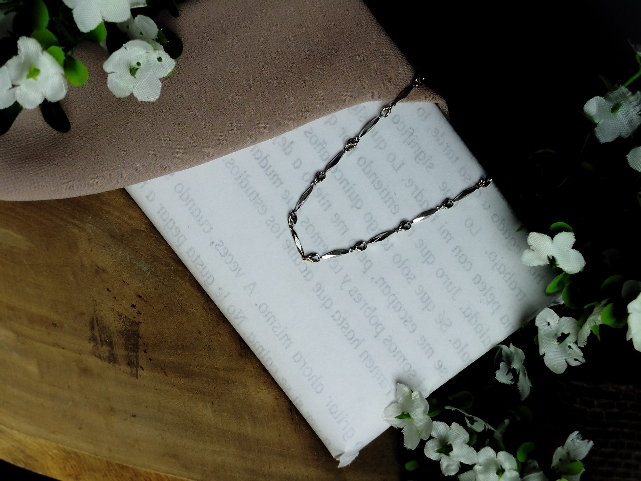 Cadena en Platino 850 con Eslabones Hexagonales – 8.54 g / 41 cm / Alta Pureza - Image 3