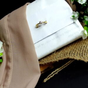 Anillo en Oro 18K con Diamante 0.33 ct – 2 g / Talla 5.5 / Dama