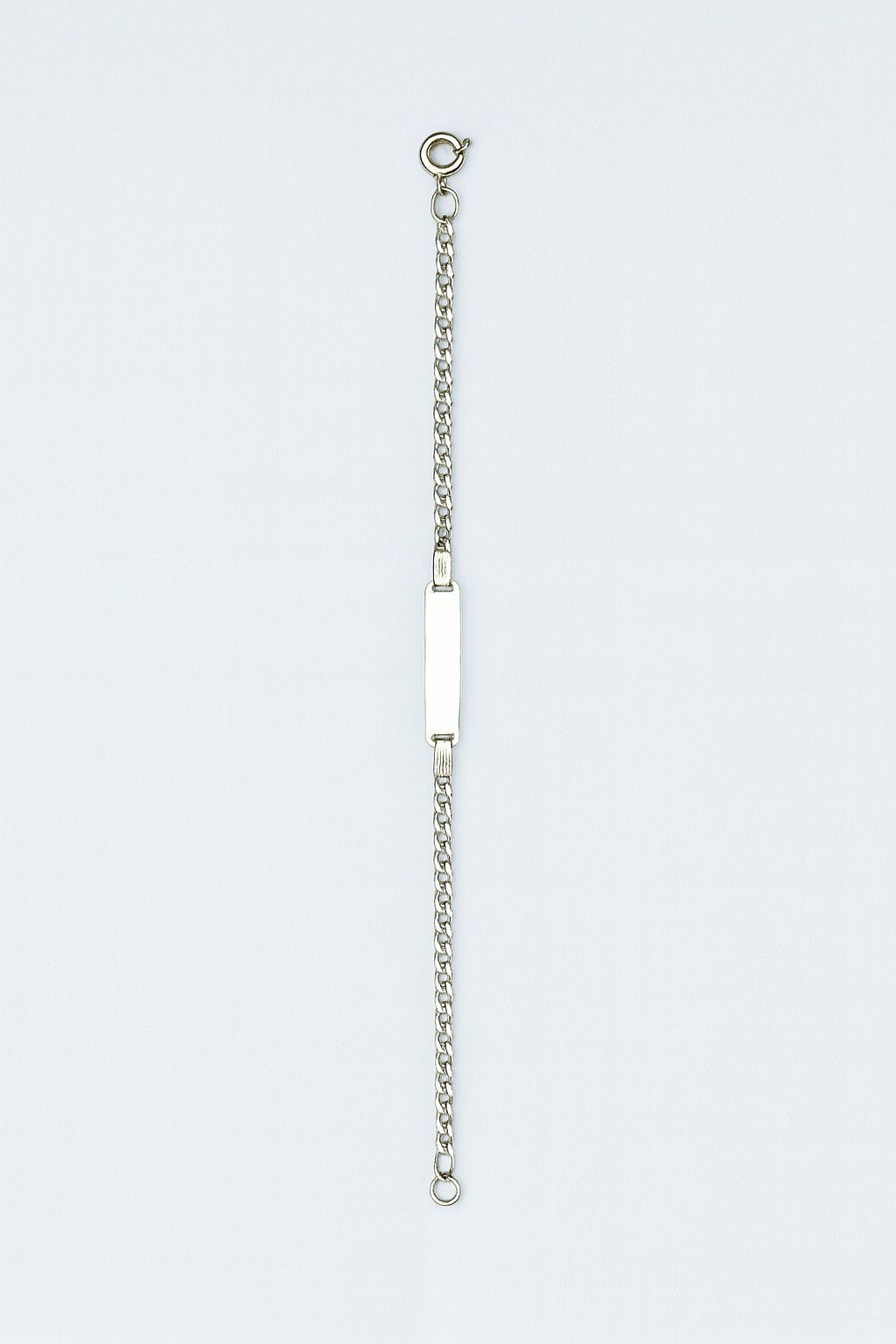 Pulsera en Plata 950 con Enlace Cubano y Platina Grabable - Image 2