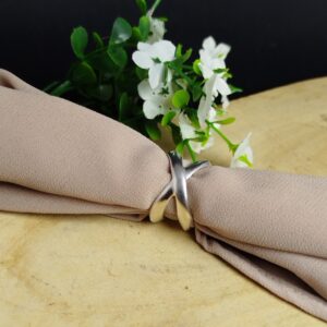 Anillo de Plata 950 para Dama con Diseño en X – 5.57 g (Talla 7)