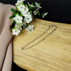 Pulsera de Eslabones Ovalados en Plata 950 – 1.43 g (17.5 cm)